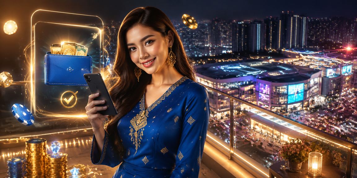 Suasana kasino hiburan di Johor Bahru dengan pengguna menikmati permainan melalui 9600x